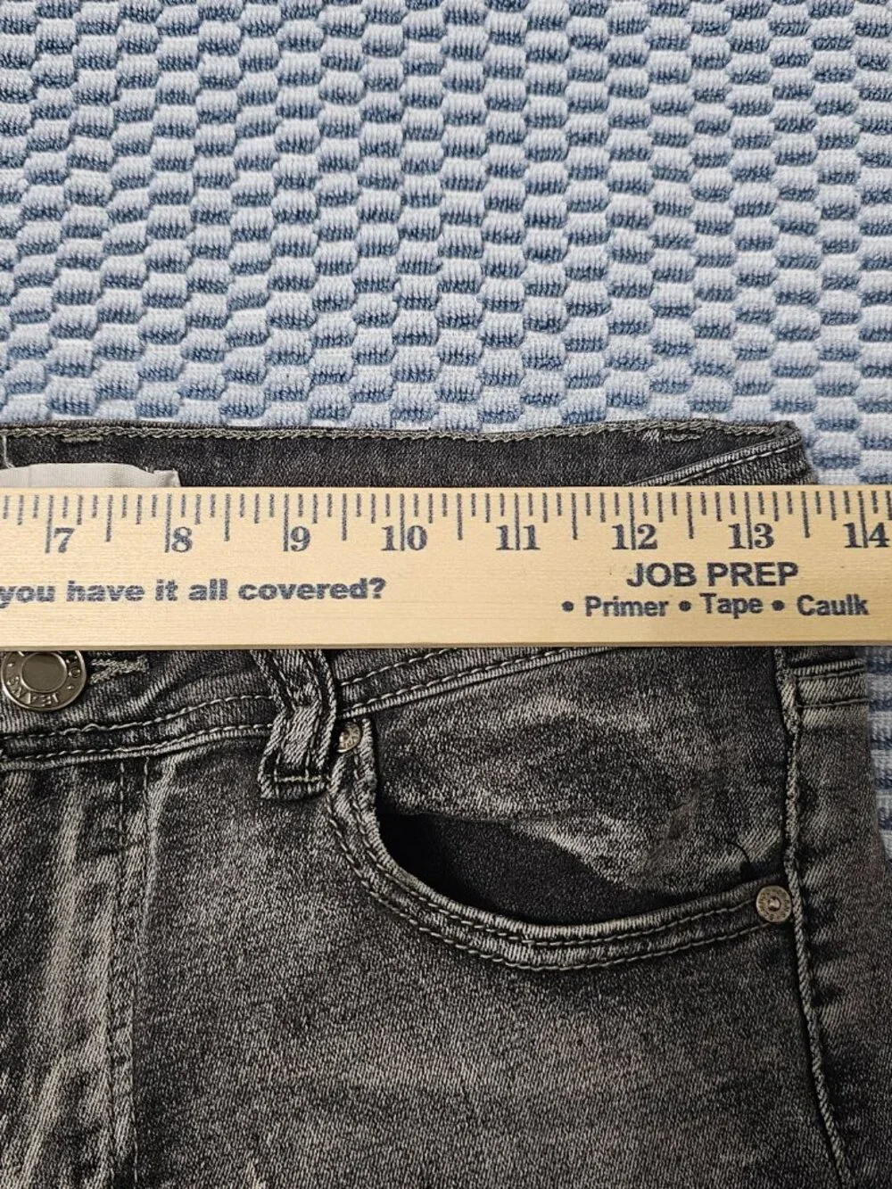 Bamboo Stretch Black Faded Bootleg Women's Jeans - Size 9